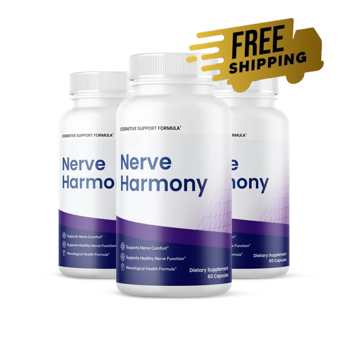 NerveHarmony nerve comfort capsules, three-bottle pack
